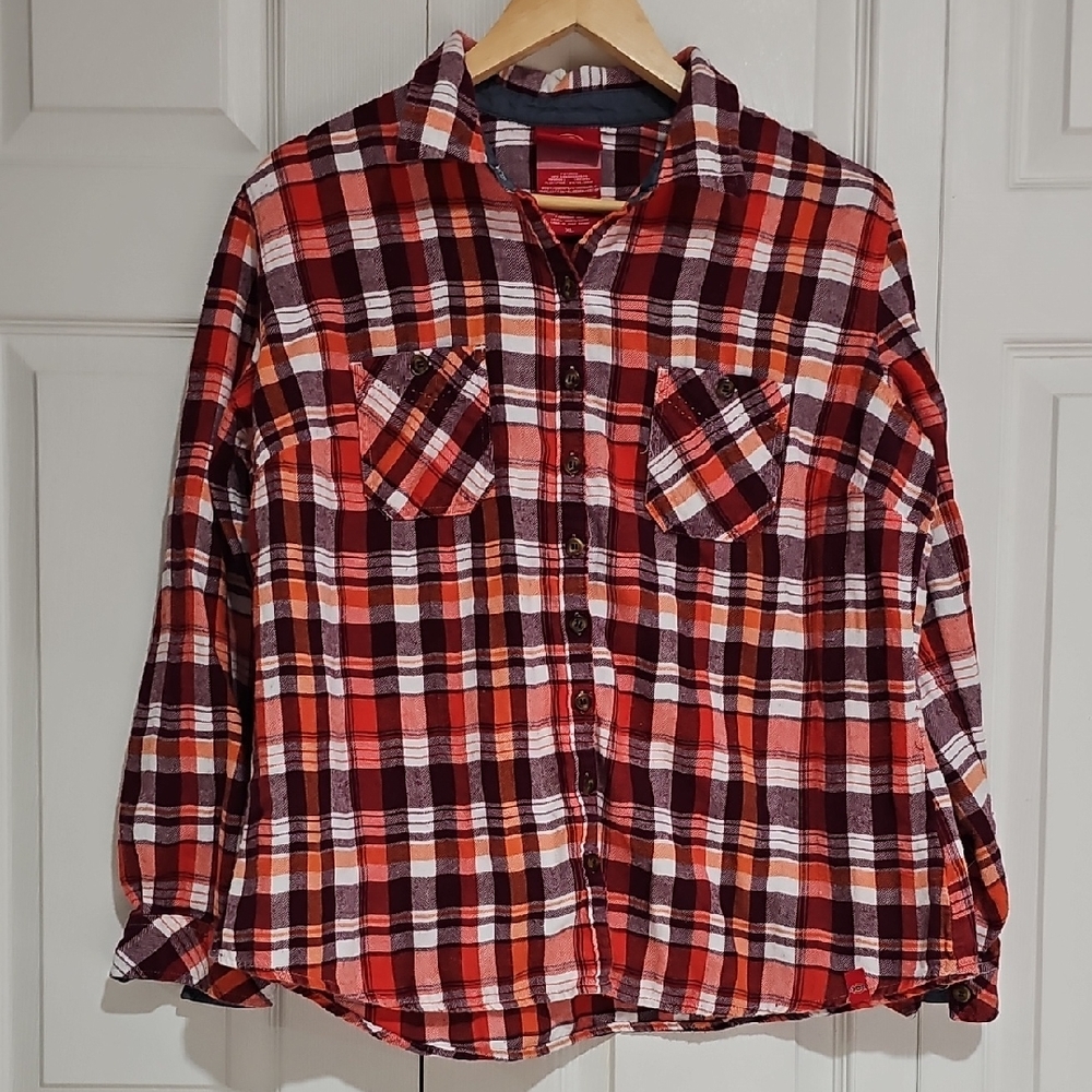 ✨ Dickies Plaid Flannel Shirt | Classic Workwear Style ✨